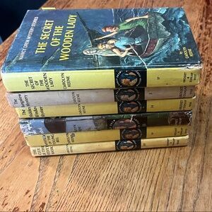 Nancy Drew Mystery Stories Book Collection with Yellow Covers
